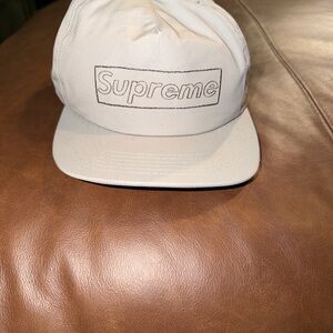Supreme x KAWS Grey adjustable Cap